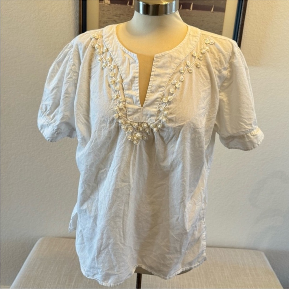 Gap Beaded Shell Split Neck - image 1